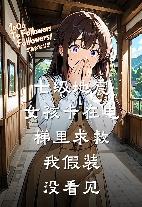 七级地震，女孩卡在电梯里求救，我假装没看见
