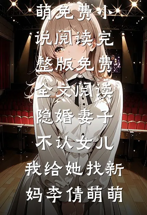 隐婚妻子不认女儿，我给她找新妈李倩萌萌免费小说阅读_完整版免费全文阅读隐婚妻子不认女儿，我给她找新妈李倩萌萌