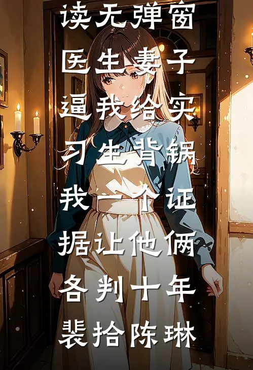 医生妻子逼我给实习生背锅，我一个证据让他俩各判十年(裴拾陈琳)免费小说完结版_免费阅读无弹窗医生妻子逼我给实习生背锅，我一个证据让他俩各判十年(裴拾陈琳)