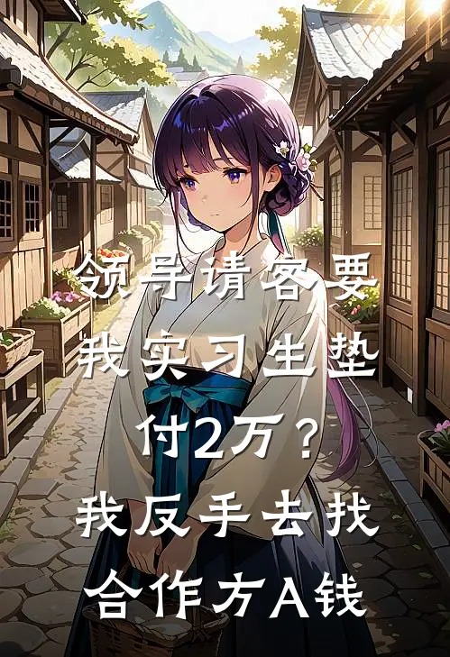 领导请客要我实习生垫付2万？我反手去找合作方A钱