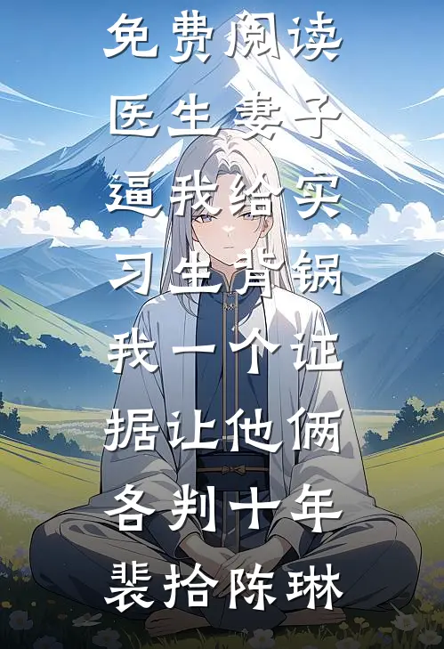 医生妻子逼我给实习生背锅，我一个证据让他俩各判十年(裴拾陈琳)热门小说完结_小说免费阅读医生妻子逼我给实习生背锅，我一个证据让他俩各判十年(裴拾陈琳)