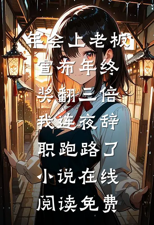 年会上老板宣布年终奖翻三倍，我连夜辞职跑路了小说在线阅读免费