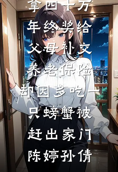 拿四十万年终奖给父母补交养老保险，却因多吃一只螃蟹被赶出家门(陈婷孙倩)热门小说排行榜_免费阅读完整版小说拿四十万年终奖给父母补交养老保险，却因多吃一只螃蟹被赶出家门(陈婷孙倩)